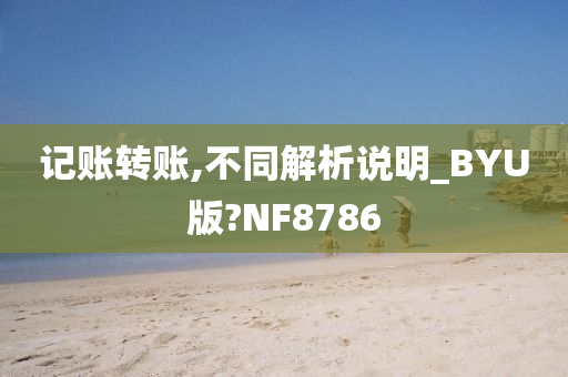 记账转账,不同解析说明_BYU版?NF8786