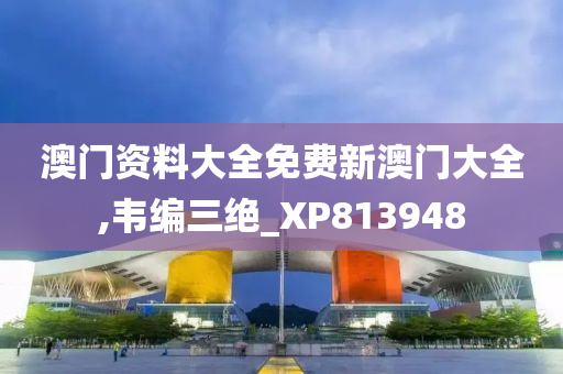 澳门资料大全免费新澳门大全,韦编三绝_XP813948