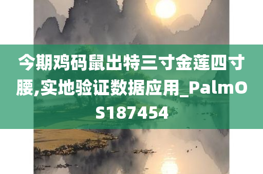 今期鸡码鼠出特三寸金莲四寸腰,实地验证数据应用_PalmOS187454