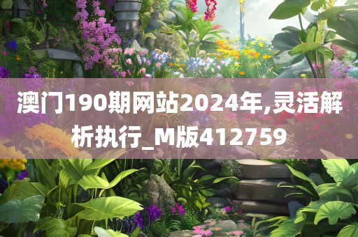 澳门190期网站2024年,灵活解析执行_M版412759