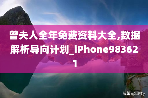 曾夫人全年免费资料大全,数据解析导向计划_iPhone983621