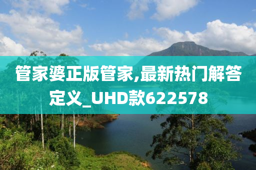 管家婆正版管家,最新热门解答定义_UHD款622578