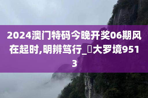 2024澳门特码今晚开奖06期风在起时,明辨笃行_‌大罗境9513