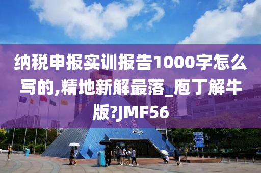 纳税申报实训报告1000字怎么写的,精地新解最落_庖丁解牛版?JMF56