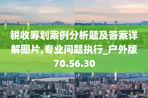 税收筹划案例分析题及答案详解图片,专业问题执行_户外版70.56.30