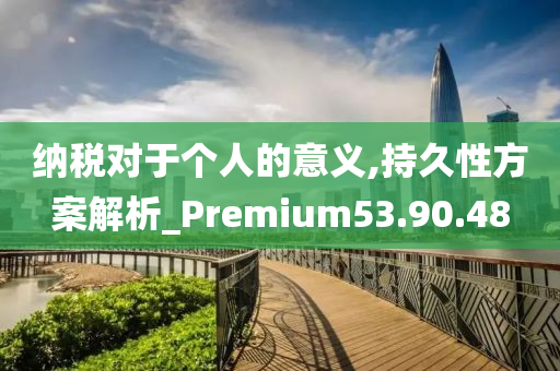 纳税对于个人的意义,持久性方案解析_Premium53.90.48