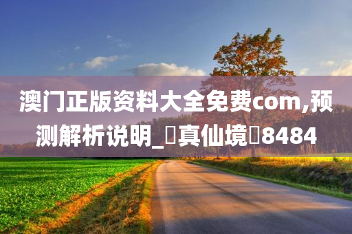 澳门正版资料大全免费com,预测解析说明_‌真仙境‌8484