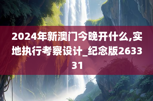 2024年新澳门今晚开什么,实地执行考察设计_纪念版263331