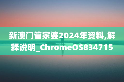 新澳门管家婆2024年资料,解释说明_ChromeOS834715