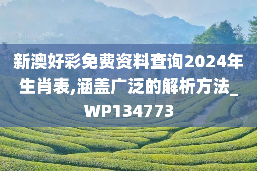 新澳好彩免费资料查询2024年生肖表,涵盖广泛的解析方法_WP134773