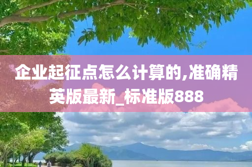 企业起征点怎么计算的,准确精英版最新_标准版888