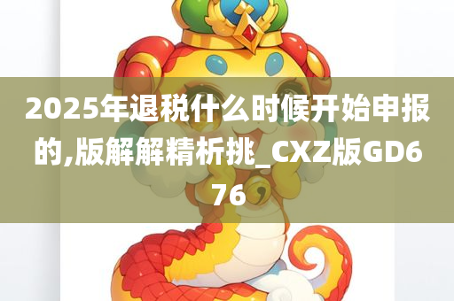 2025年退税什么时候开始申报的,版解解精析挑_CXZ版GD676