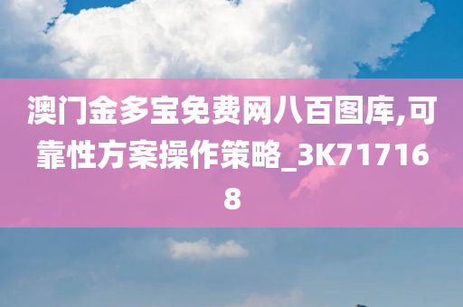 澳门金多宝免费网八百图库,可靠性方案操作策略_3K717168