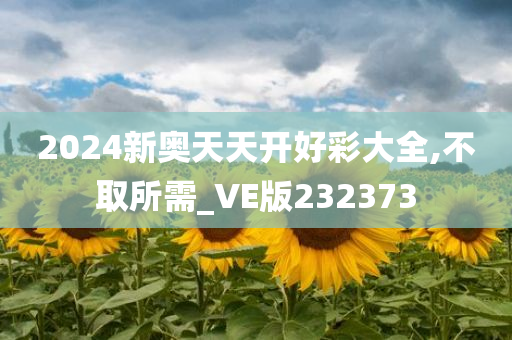 2024新奥天天开好彩大全,不取所需_VE版232373