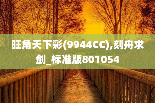 旺角天下彩(9944CC),刻舟求剑_标准版801054