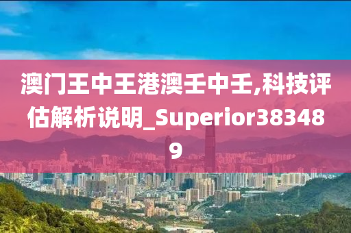 澳门王中王港澳壬中壬,科技评估解析说明_Superior383489