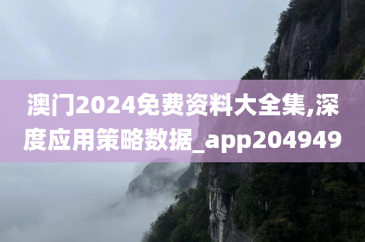 澳门2024免费资料大全集,深度应用策略数据_app204949