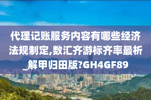 代理记账服务内容有哪些经济法规制定,数汇齐游标齐率最析_解甲归田版?GH4GF89