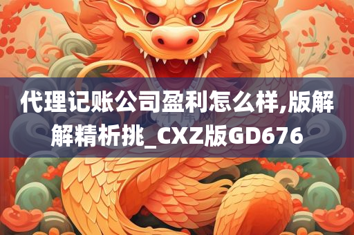 代理记账公司盈利怎么样,版解解精析挑_CXZ版GD676