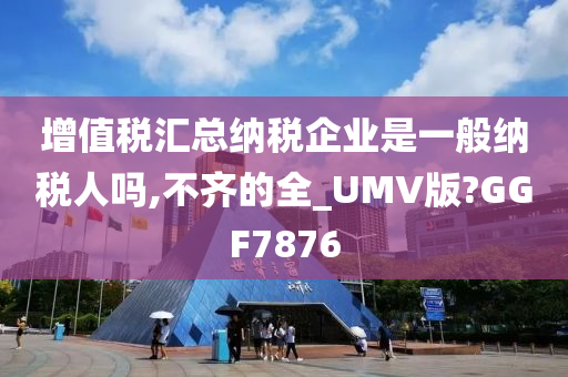 增值税汇总纳税企业是一般纳税人吗,不齐的全_UMV版?GGF7876