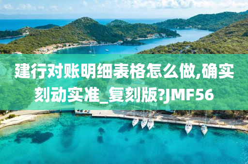 建行对账明细表格怎么做,确实刻动实准_复刻版?JMF56