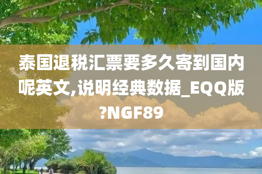 泰国退税汇票要多久寄到国内呢英文,说明经典数据_EQQ版?NGF89