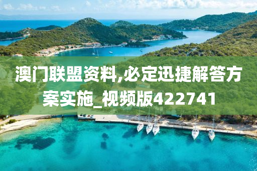 澳门联盟资料,必定迅捷解答方案实施_视频版422741