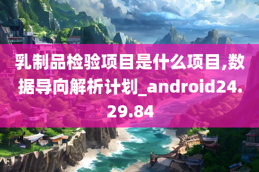 乳制品检验项目是什么项目,数据导向解析计划_android24.29.84