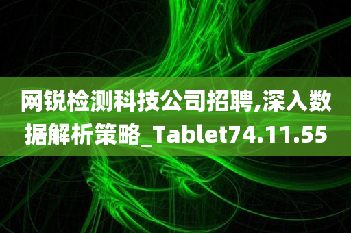 网锐检测科技公司招聘,深入数据解析策略_Tablet74.11.55