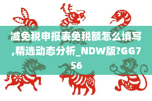 减免税申报表免税额怎么填写,精选动态分析_NDW版?GG756