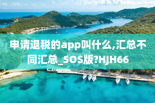 申请退税的app叫什么,汇总不同汇总_SOS版?HJH66