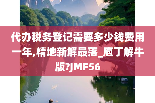 代办税务登记需要多少钱费用一年,精地新解最落_庖丁解牛版?JMF56