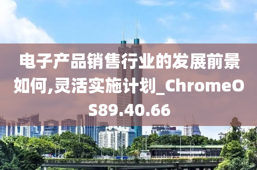 电子产品销售行业的发展前景如何,灵活实施计划_ChromeOS89.40.66