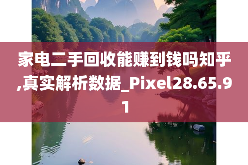 家电二手回收能赚到钱吗知乎,真实解析数据_Pixel28.65.91