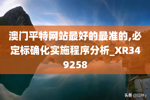 澳门平特网站最好的最准的,必定标确化实施程序分析_XR349258