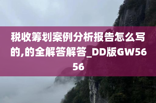 税收筹划案例分析报告怎么写的,的全解答解答_DD版GW5656