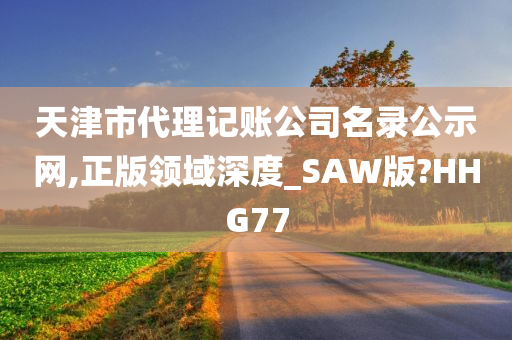 天津市代理记账公司名录公示网,正版领域深度_SAW版?HHG77