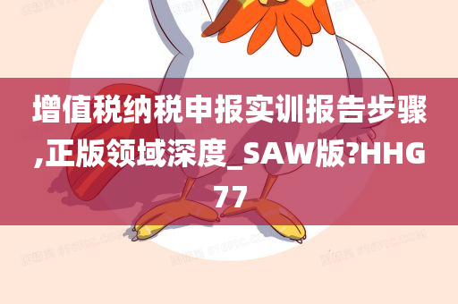 增值税纳税申报实训报告步骤,正版领域深度_SAW版?HHG77