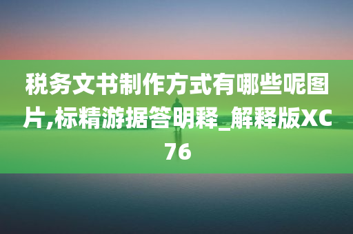 税务文书制作方式有哪些呢图片,标精游据答明释_解释版XC76