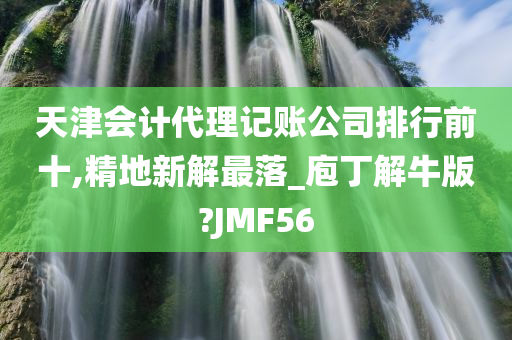 天津会计代理记账公司排行前十,精地新解最落_庖丁解牛版?JMF56