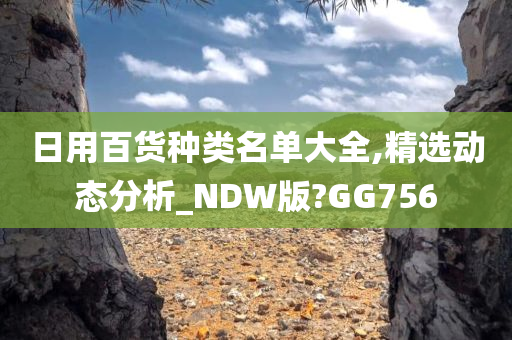 日用百货种类名单大全,精选动态分析_NDW版?GG756