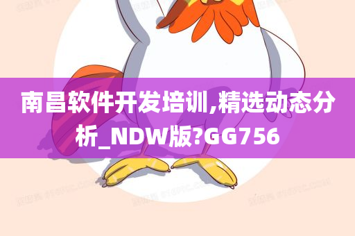 南昌软件开发培训,精选动态分析_NDW版?GG756