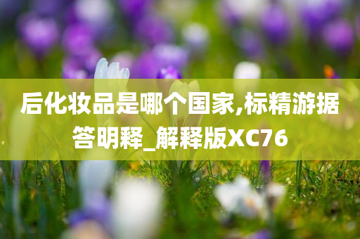 后化妆品是哪个国家,标精游据答明释_解释版XC76