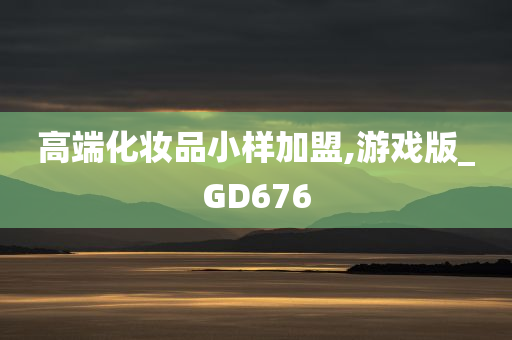 高端化妆品小样加盟,游戏版_GD676