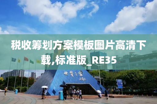 税收筹划方案模板图片高清下载,标准版_RE35