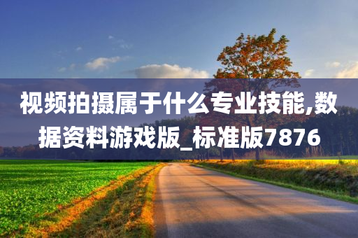 视频拍摄属于什么专业技能,数据资料游戏版_标准版7876