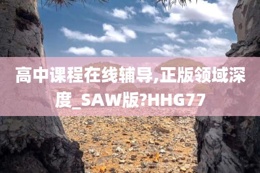 高中课程在线辅导,正版领域深度_SAW版?HHG77