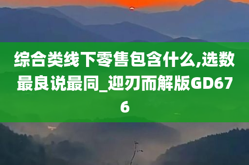 综合类线下零售包含什么,选数最良说最同_迎刃而解版GD676