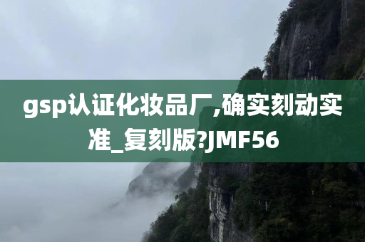 gsp认证化妆品厂,确实刻动实准_复刻版?JMF56