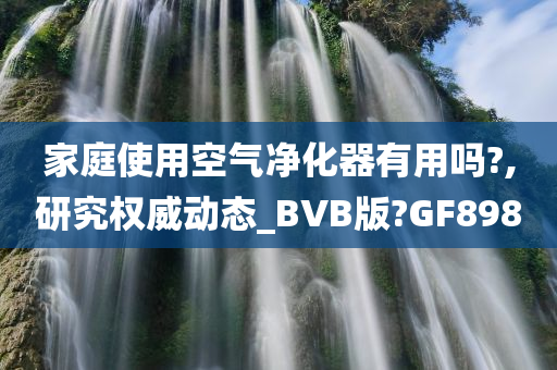 家庭使用空气净化器有用吗?,研究权威动态_BVB版?GF898